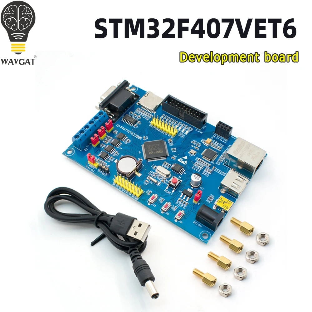 WAVGAT Industrial Control STM32F407VET6 Development Board RS485 Dual CAN Ethernet Networking STM32 Blue