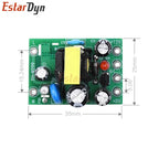 AC-DC Power Supply Module 110V-220V to 5V 12V Dual Output Isolated Converter 100mA 500mA for DIY Projects