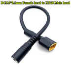 3/5Pcs JST SM XT60 XT30 T Plug Male/Feamle to DC5.5*2.1mm Female Connector Battery Charging Adapter Cable for DC Power Charger