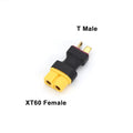 1/5/10Pc XT60 Male/Female to T Plug Male/Female Connector Conversion Adapter For RC Helicopter Quadcopter LiPo Battery Connector