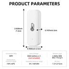 Tuya WIFI Temperature and Humidity Sensor Hygrometer Thermometer with/No LCD Display Indoor Support Alexa Google Assistant