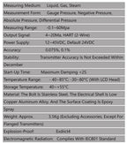 QD-3051 4-20mA+Hart Intelligent Micro Differential Pressure Sensor Capacitance Explosion-proof Pressure Transmitter