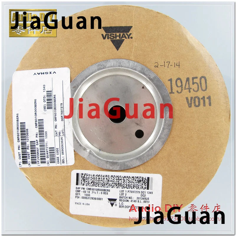 20PCS VISHAY DALE CMF60 0.5W 10R 0.1% T9 Axial Resistance RN60E 25ppm military regulations metal resistor CMF-60 1/2w 10 ohm
