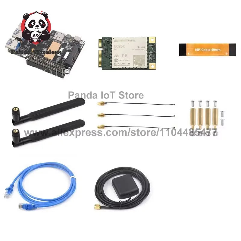 STOCK! Rasberry Pi 5 PCIe Mini PCIe 4G LTE Gigabit Ethernet USB HUB HAT with SIM7600E SIM7600SA-H SIM7600G EC25-AUX EG25 Module