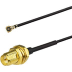 2 X 8dBi Dual Band 2.4GHz 5.8GHz Antenna RP-SMA Male + 2 X 15CM SMA Male to I-P-E-X-MHF4 Pigtail Cable for M.2 NGFF WiFi WLAN Ca