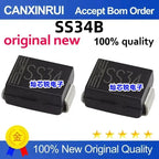 (5-100 pieces)Brand new SS34B packaged SMB 40V/3A Schottky diode spot chip IC
