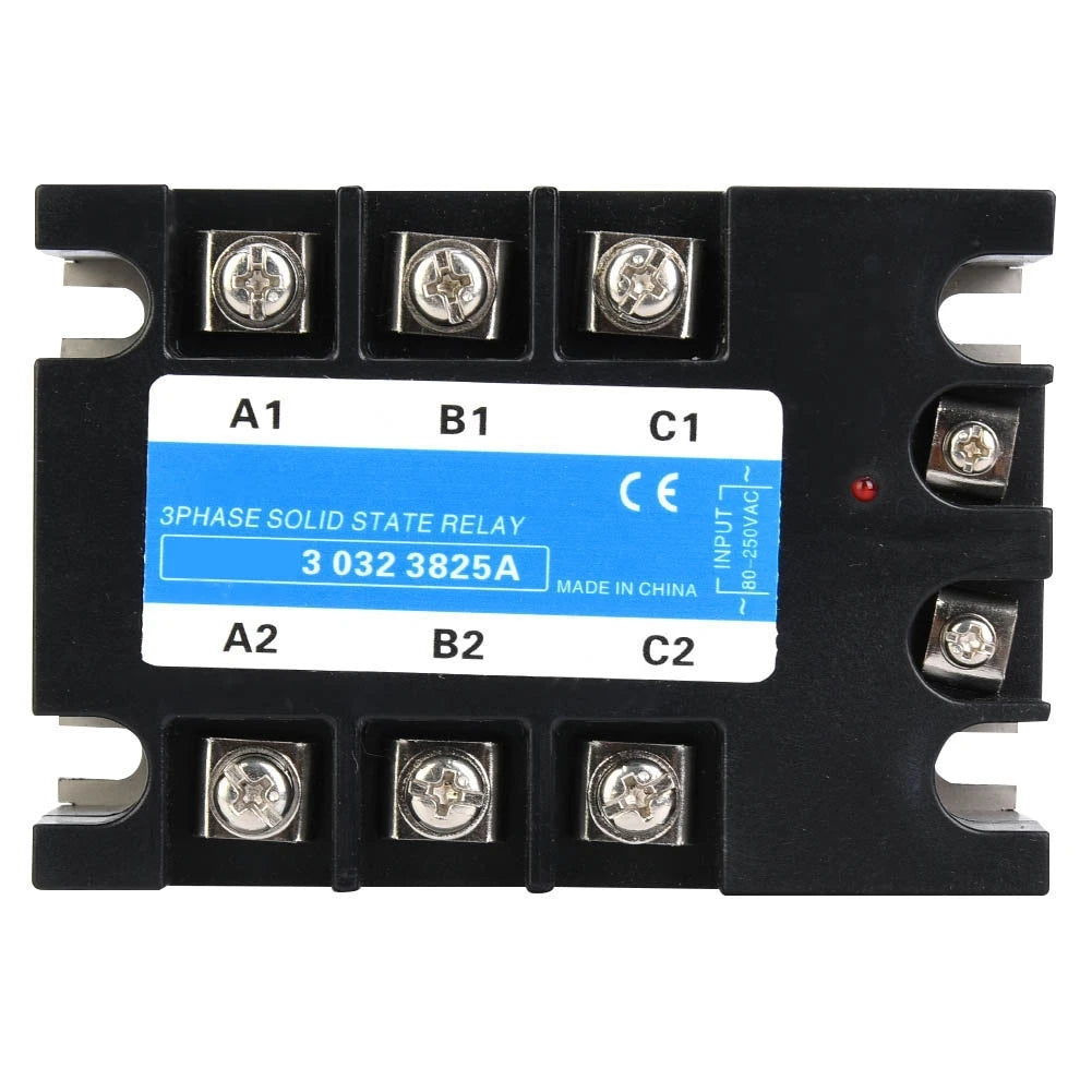 Three Phase Solid State Relay 80-250VAC Input SSR3 AC AC Electrical Equipment for CNC Machinery BERM-3 032