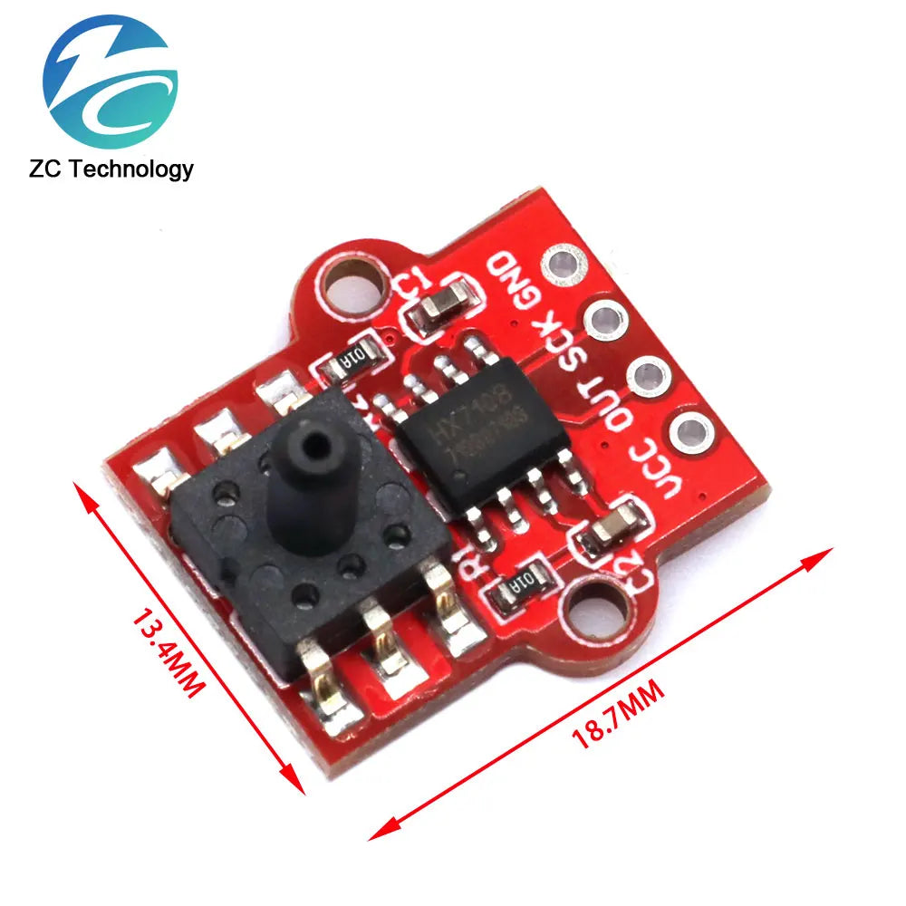 DC 3.3V 5V 0-40KPa Pressure Sensor Module Connect 2.5mm Soft Tube Digital Liquid Water Level Controller Board For Arduino