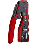 RJ45 crimping tool kit Ethernet crimper and tester for Cat5e Cat6 Cat6a 8P8C modular connectors