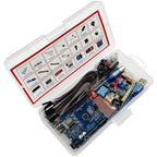 Electronics Fun Basico Starter Kit for Arduino Uno R3 with 830-Hole Breadboard Dupont Cable - Learning Kit for Beginners