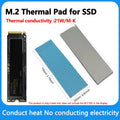 M.2 Thermal Pad 21W/mk 70x20mm Silicone Thermal Pads Non Conductive Heatsink Cooling Pad for Laptop Heatsink/SSD/CPU/LED Cooler