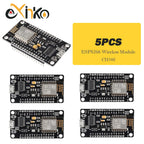 1-10pcs NodeMCU V3 ESP8266 ESP-12E WIFI Development Board CH340G Square Blackboard Soldering Pin Micro USB Interface