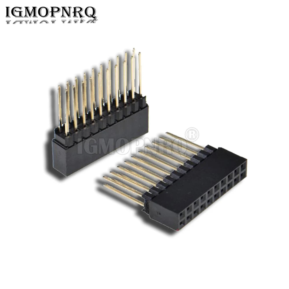 1PCS 2.54mm 2x10P/16P/20P/25P/32P/40 Pin Female Stacking Header Connector Dual Row 2x20P PC104 For Raspberry Pi 2 Mode