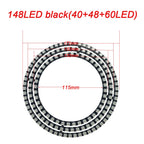 WS2812B Addressable LED Pixel Ring 8 to 241Leds WS2812 5050 RGB LED Diode Ring Color IC Built-in LED