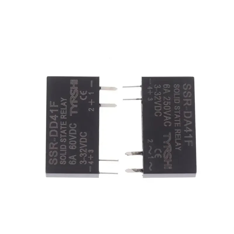 SSR-41FDD/41FDA Solid State Relays DC To DC Slim Relay Module 3-32VDC 6A Mini Relay Non-contact DIN Rail Relay