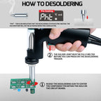 YIHUA 948-II Suction Tin Gun Desoldering Station Hot Air Gun Soldering Iron Suction Pen 4 IN 1 Intelligent Soldering Station