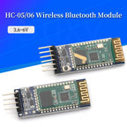 HC-05 HC05 Wireless Module For rduino Serial 6 Pin Bluetooth / HC-06 4 Pin RF Receiver Transceiver Module RS232 Master Slave