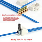 5/10PCS T-type High power branch terminal wire terminal Quick Junction Box Terminal Block Electric Cable CONNECTORS  copper