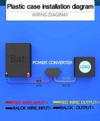 DC 72V 60V 48V 36V 24V to DC 12V 3A 5A 8A 10A Step Down Voltage Power Converter Auto Car Motorcycle Bus Truck Buck Power Supply