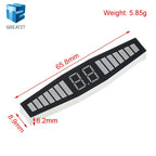 1/2PCS Reversing Radar Display 0.36 Connected Digital Tube LED Seven Segments Gongyang Green/Yellow/Red Three Colors