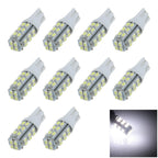 10x White Car T10 W5W Tail Bulb Clearance Lamp 28 Emitters 1206 SMD LED 147 152 158 12961 A048-W