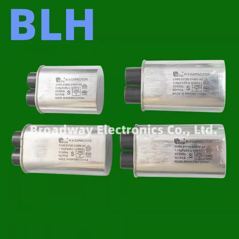 CH85 High Voltage Microwave Oven Capacitor 2100V 3+3 0.68UF 0.7UF 0.76UF 0.8UF 0.85UF 0.86UF 0.9UF 0.92UF 0.95UF 1UF 1.0UF