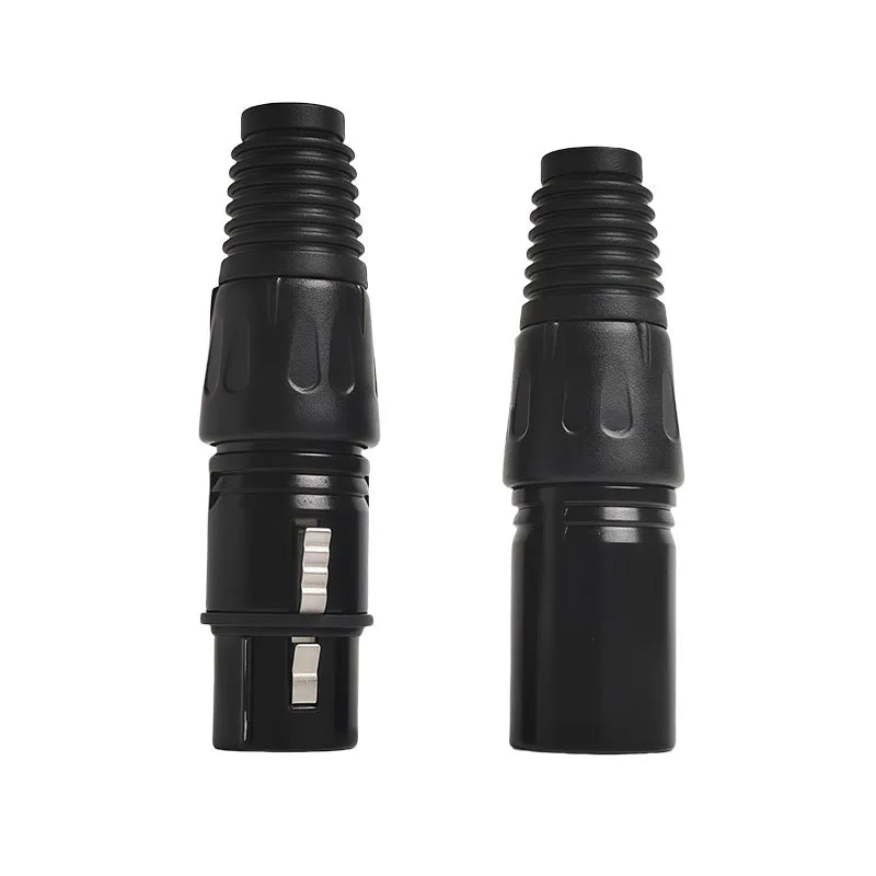 4/10/20pcs MIC Snake Plug Male Female Microphone Cable Connector XLR 3 Pin Wire Connector