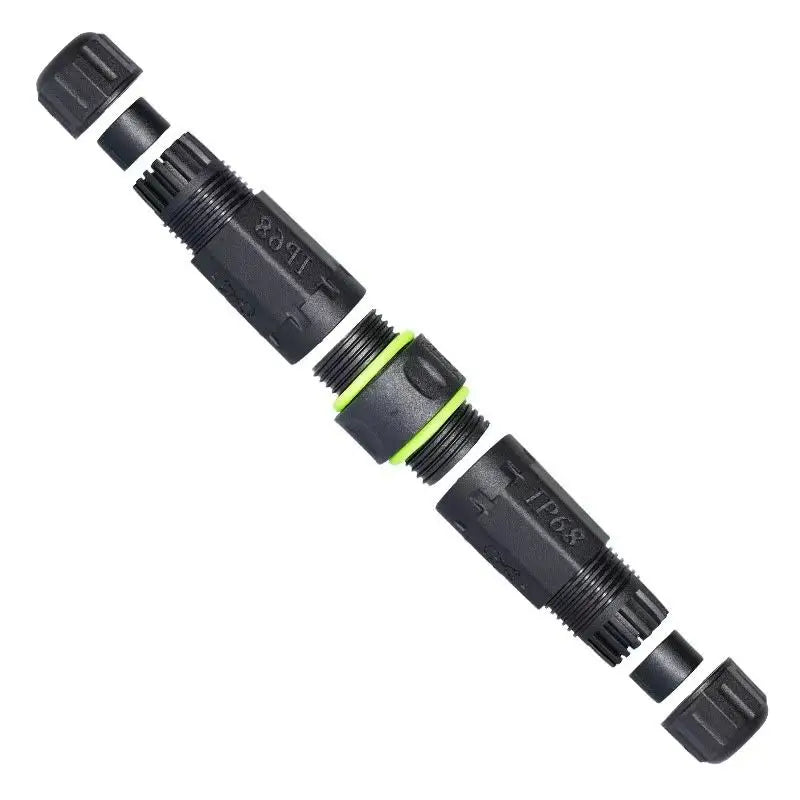 Waterproof M16 RJ45 Mount Panel Socket Wire IP68 8P8C RJ45 Male to Female Network Connector Ethernet Cable Connection Extender