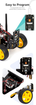 ESP32 Smart Robot Car Kit  Remote Control Car for Arduino Programming Project STEM Education Science Coding Kit