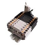10Pcs DIN Rail Fush Terminal Block PTC 4-HESI Disconnect Lever Push-in Connector Mount Terminal Block for Electrical Enginee