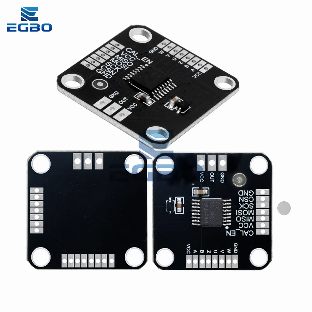 MT6826S High Precision High Speed Magnetic Encoder Magnetic Induction Angle Measurement Sensor Module for arduino