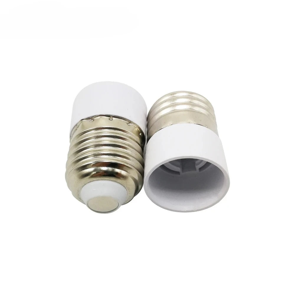 2pcs E27-E14 Lamp Holder Converter E14 Bulb Socket Adapter Fireproof Material Screw Mouth Lamp Socket Changer
