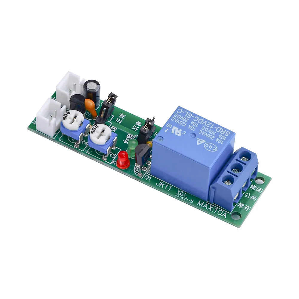 JK11 0-24H Cycle dual-Adjustable Timer Delay On/Off Switch Relay DC 5V 12V 24V Timer Delay Relay Module Electronic Component