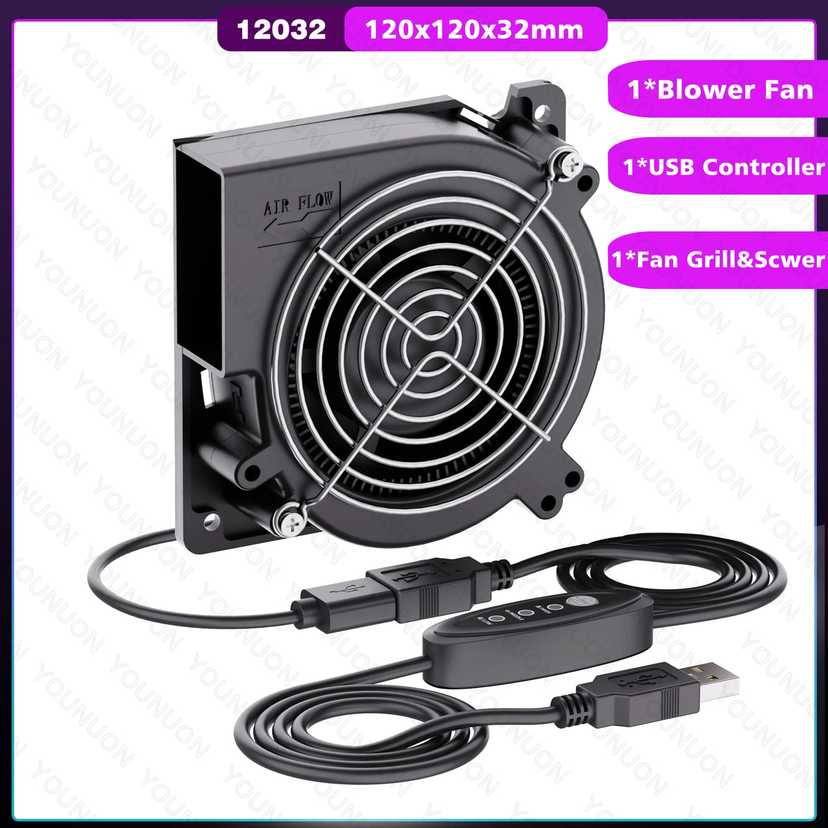 DC 5V USB 5015 7515 7530 Blower Cooling Fan Brushless Motor Case Fan Blower Fan Humidifier Fan Induction Cooker Fan
