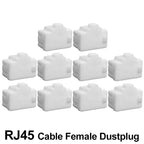Ethernet Hub Port RJ45 Anti Dust Cover Cap Protector Plug RJ45 DustPlug For Laptop/ Computer/ Router RJ45 Connector Port Caps