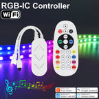 Tuya Wifi Pixel Controller for WS2811 WS2812B Addressable LED Strip Dream Color Light Wi-Fi Smart Dimmer Alexa Google Assistant