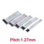 Gray Flat Ribbon Cable 1.27MM 2.0MM 2.54MM Pitch AVR 20cm Data Line Wire FC-6/8/10/12/14/16/20/24/26/30/34/40/50P Pin Connector