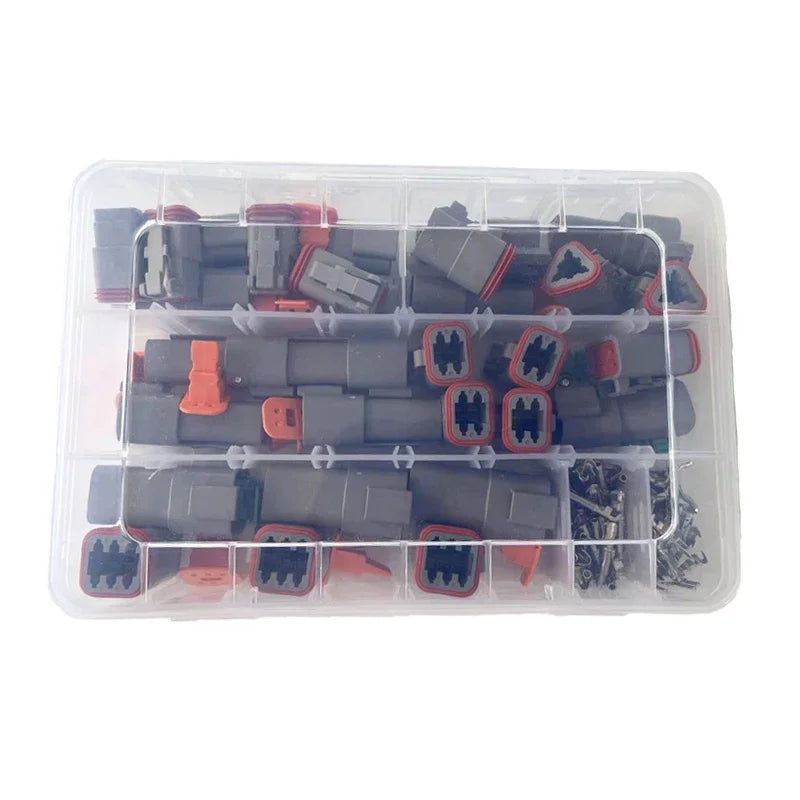 588pcs Deutsch Type Connector Kit Waterproof Wire DT Series Connector set DT06 04 2/3 / 4 pin 6/8/12 pin Sealed Plug