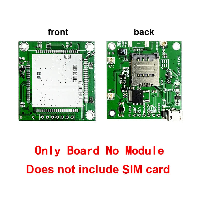 SIM7600E SIM7600G SIM7600SA Development Core Board SIMCOM 4G LTE CAT1 Module Support GNSS 4G Modem With Antenna Breakout Kit