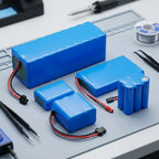 Blue Li-ion Wrap Heat Shrink Tube PVC Multi Sizes Insulated Shrinkable Film 10/20cm Width Waterproof Battery Pack Tape Sleeves