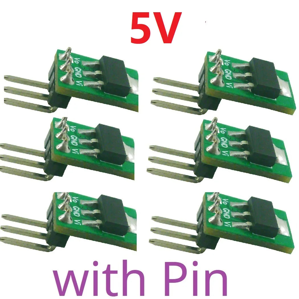 AMS1117 7805 Compatible LDO Module with Ultra-Low Standby Current and Precise Voltage Regulation for Electronics Projects