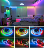 FCOB SPI RGB IC LED Light Strip DC5V WS2812B Individually Addressable 160 LEDs Smart Pixels Magic Flexible COB Light IP30