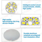 10PCS 9W 7W 5W 3W 2W SMD 5730 LED PCB Light Source Aluminum Light Board 20mm 23mm 50mm Mini LED Bulb Replacement Light Board