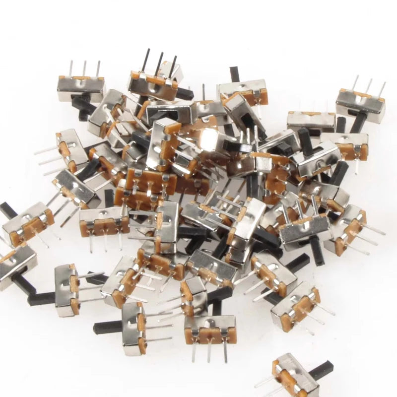 20PCS Toggle Switch SS12D00 DIP Slide Switch 3Pins SS12D00G3 The Power Switch Hand Shank