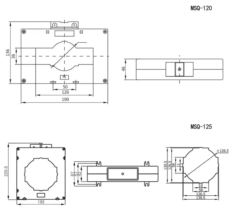 MSQ-30B Current Transformer  5/5A 10/5A 15/5A 20/5A 30/5A 150/5A MES-30B