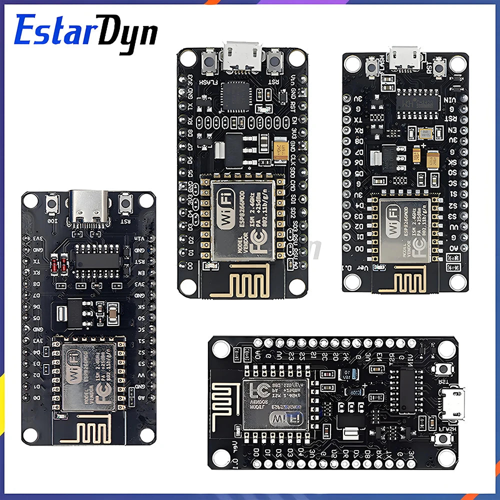 ESP8266 ESP-12E NodeMCU V2 V3 Development Board with CH340/CP2102 USB for IoT Smart Home MicroPython WiFi Control