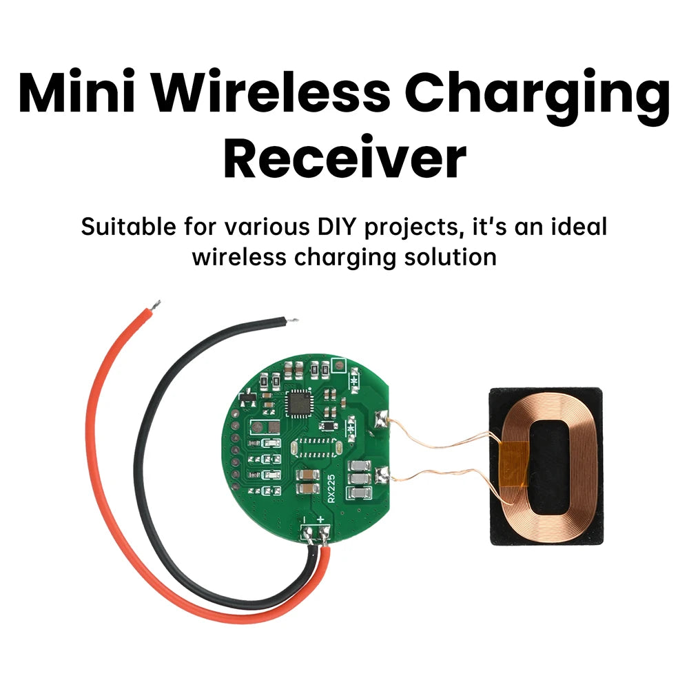 5W Wireless Charging Receiver Module Coil Circuit Board Type C 5V Fast Charging Wireless Charger PCBA DIY Standard Accessories