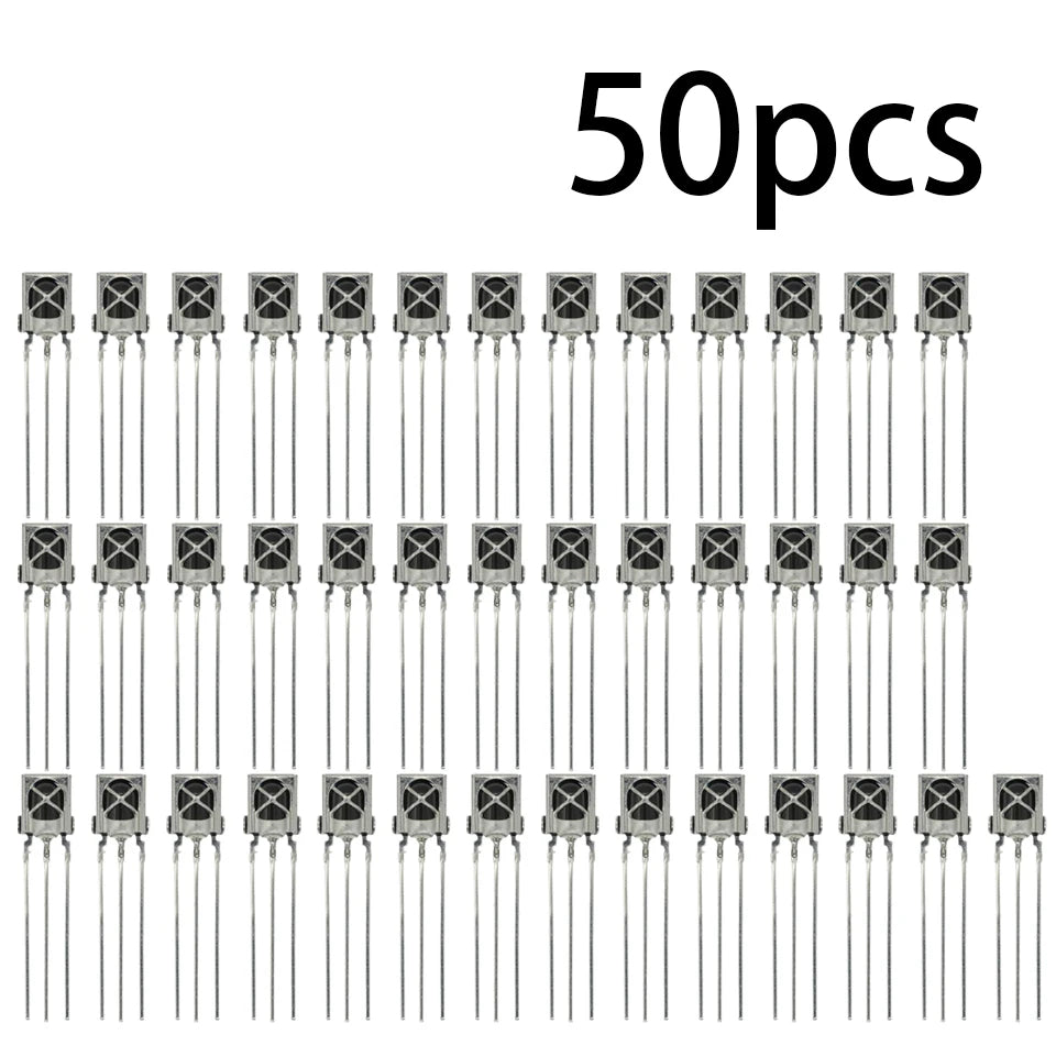 10-1000PCS Universal IR Infrared Receiver Sensor Module 1838 TL1838 VS1838B 38Khz Diode