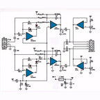 DC Single Supply 7-15V Dual-Channel Analog VU Meter Driver Board LMC660+LM358 Chip for Audio Tube Amplifiers Low Noise