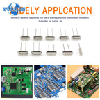 35-200pcs Crystal Oscillator Electronic Kit HC-49S DIP/SMD Ceramic Quartz Resonator Hc-49 Set 4Mhz 6Mhz 8Mhz 12Mhz 16Mhz 20Mhz